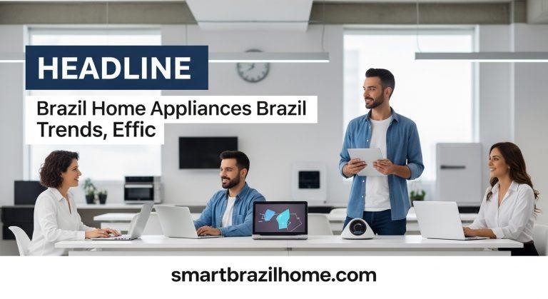 Brazilian home interior with smart appliances