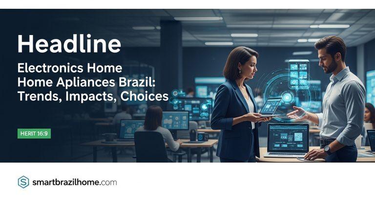 Brazilian kitchen with smart home appliances