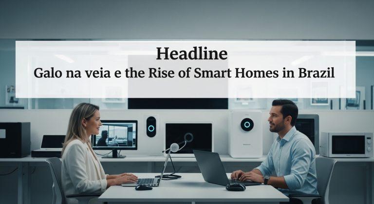 Brazilian living room with smart, energy-efficient appliances and visible energy-label icons.