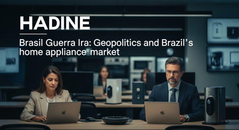 Showroom of energy-efficient Brazilian home appliances with smart devices