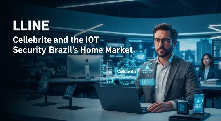 Brazilian smart home with IoT devices and data analytics visuals